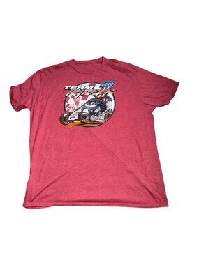 Team Ripper Sprint Car Graphic T-Shirt-Red-2XL-GUC